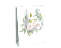 Neige, sac moyen 21,5x10,2x25,3 cm - Blanc