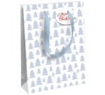 Empreintes, sac large 26,5x14x33 cm - Bleu