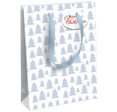 Empreintes, sac large 26,5x14x33 cm - Bleu