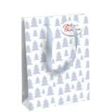 Empreintes, sac moyen 21,5x10,2x25,3 cm - Bleu