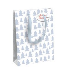 Empreintes, sac moyen 21,5x10,2x25,3 cm - Bleu