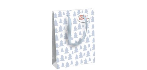 Empreintes, sac moyen 21,5x10,2x25,3 cm - Bleu