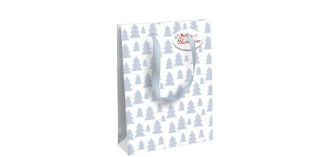 Empreintes, sac moyen 21,5x10,2x25,3 cm - Bleu