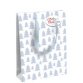 Empreintes, sac moyen 21,5x10,2x25,3 cm - Bleu