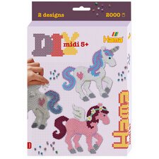 HAMA Perles à repasser midi 'Chevaux imaginaires', coffret