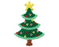 HAMA Perles à repasser midi 'Arbre de Noël', sous blister