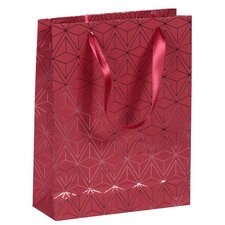 Sac cadeau de Noël "Velvet" rouge