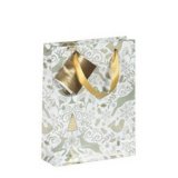 Dans les bois, sac shopping 32x13x24,5cm - Vert