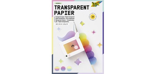 Rainbow transparent paper, 230 x 320 mm