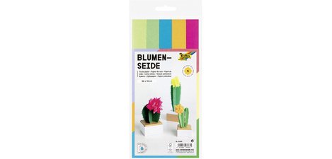 Folia tissue paper 50x70cm 20g assorted neon 5 sheets