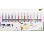 Stylo gel MEGA SELECTION, assorti, étui de 30