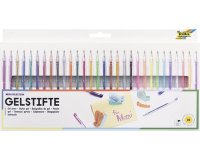 Stylo gel MEGA SELECTION, assorti, étui de 30