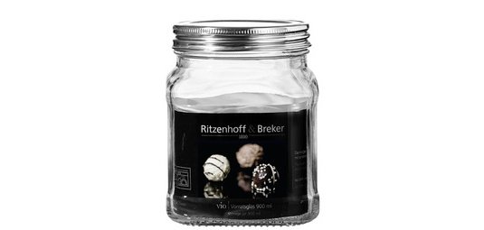 Bocal VIO, carré, 0,9 litre