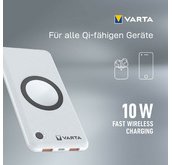 Batterie externe 'Wireless Power Bank', blanc