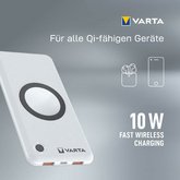 Batterie externe 'Wireless Power Bank', blanc