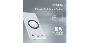 Powerbank 'Wireless', 10.000 mAh, blanc