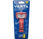 Lampe frontale LED 'Outdoor Sports H20 Pro',rouge/gris