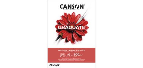 Bloc de papier à dessin GRADUATE ACRYLIQUE, A3