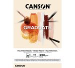 Bloc de dessin GRADUATE MIXED MEDIA, naturel, A4