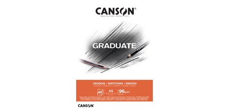 Bloc de dessin GRADUATE CROQUIS, A4