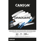 Bloc de dessin GRADUATE PAPIER NOIR, A4
