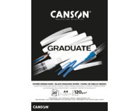 Bloc de dessin GRADUATE PAPIER NOIR, A5