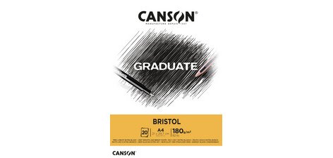 Bloc de dessin GRADUATE BRISTOL, A4