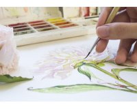 Etival aquarellpapier feinkörnig, block a5 kopfseitig geleimt, 10 blatt 300g