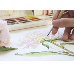 Etival aquarellpapier feinkörnig, block a5 kopfseitig geleimt, 10 blatt 300g