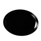 Assiette 4EVERY DAY, ovale, noir