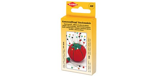 Epingles à tête en plastique