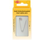 Epingles de sûreté, couleur: argent, boîte métal