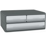 CEP Module de classement/support d'écran MoovUp, 3 tiroirs