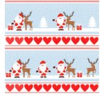 Serviette à motif de Noël 'Lovely Santa'