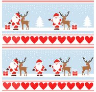 Servetten met kerstmotief 'Happy Santa'