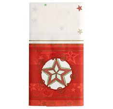 Serviette à motif de Noël 'Heavenly Stars', blanc