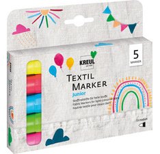 Feutre textile médium 'Junior', set de 5