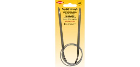 Aiguille à tricoter circulaire, 800 mm x 5,5 mm