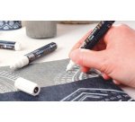 Feutre textiler Opak, set de 4 Black & White