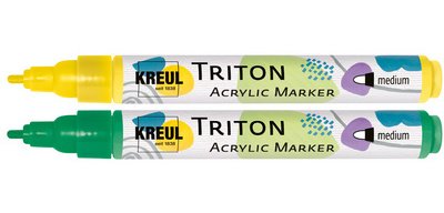 Marqueur acrylique TRITON Acrylic Marker, jaune clair