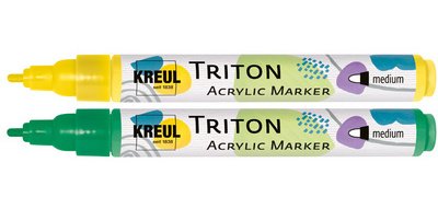 Marqueur acrylique TRITON Acrylic Marker, jaune clair