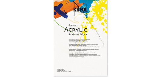 Bloc pour artiste 'Paper Acrylic', 10 feuilles, A4