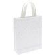 Gift bag "Premium white" medium 17 x 6 x 22 cm - White