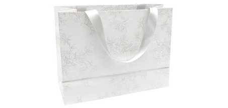 Sac cadeau 'Premium blanc', grand