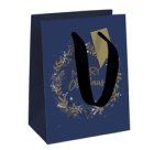 Nuit étoilée, sac moyen 21,5x10,2x25,3 cm - Bleu