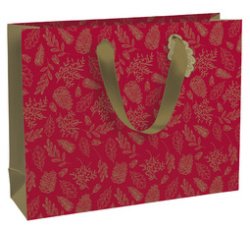 Sac cadeau de Noël 'Pomme d'amour', grand