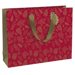 Pomme d'amour, sac large 26,5x14x33 cm - Rouge