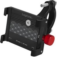 Support de smartphone pour vélo, fixe, noir/rouge