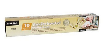 PEBD-Spritzbeutel, transparent, 1,8 l, 10er Pack