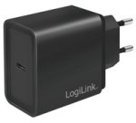 Chargeur secteur USB, 1x USB-C PD, 18 watt, noir